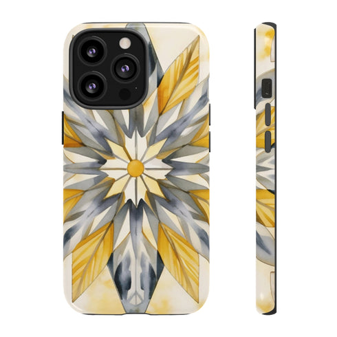 Sunshine Bloom Mosaic - Impact Resistant Phone Case iPhone 13 Pro Glossy